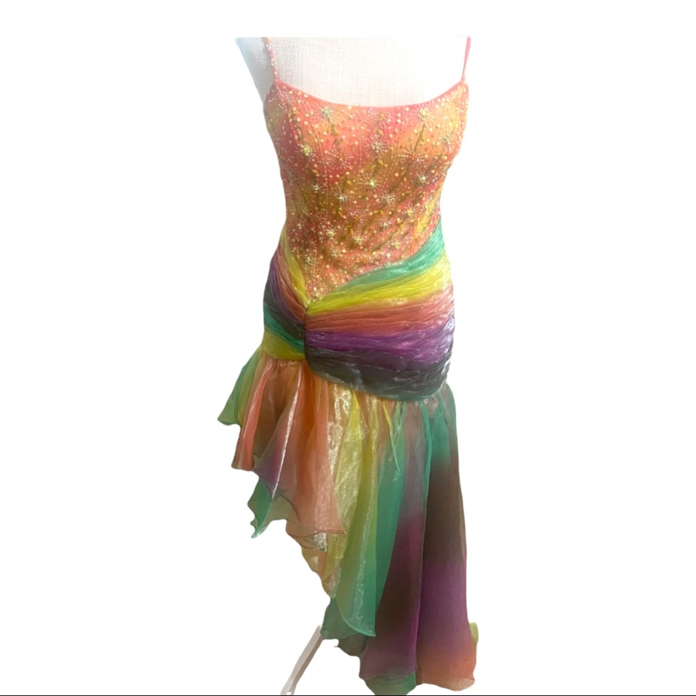 Multicolor Formal Sequin Dress